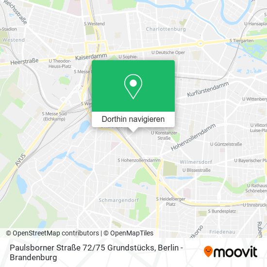 Paulsborner Straße 72 / 75 Grundstücks Karte