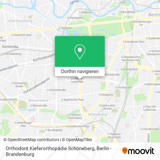 Orthodont Kieferorthopädie Schöneberg Karte