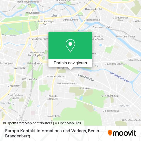 Europa-Kontakt Informations-und Verlags Karte