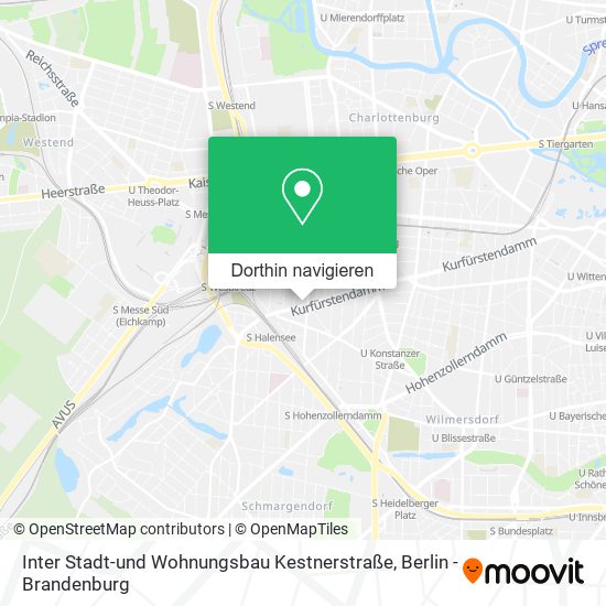 Inter Stadt-und Wohnungsbau Kestnerstraße Karte