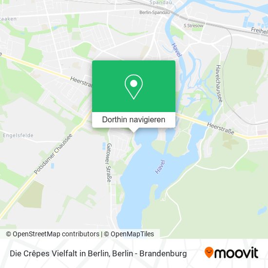 Die Crêpes Vielfalt in Berlin Karte