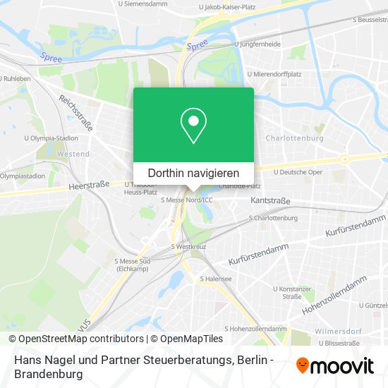 Hans Nagel und Partner Steuerberatungs Karte
