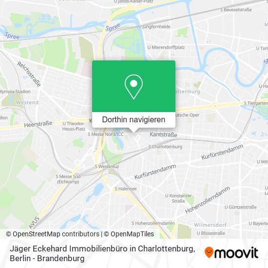 Jäger Eckehard Immobilienbüro in Charlottenburg Karte