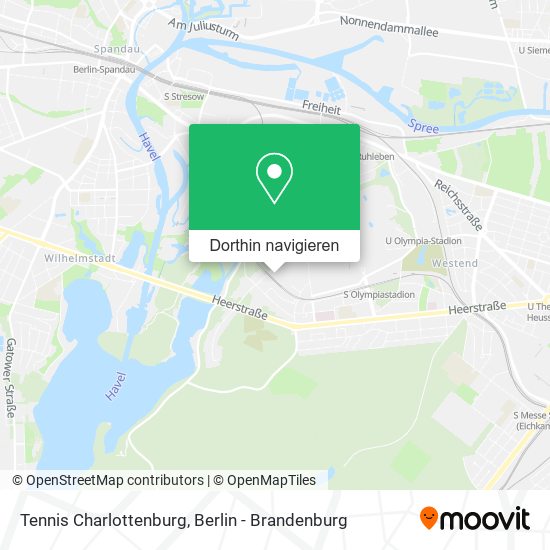 Tennis Charlottenburg Karte