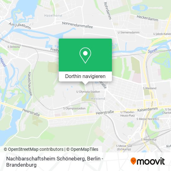 Nachbarschaftsheim Schöneberg Karte