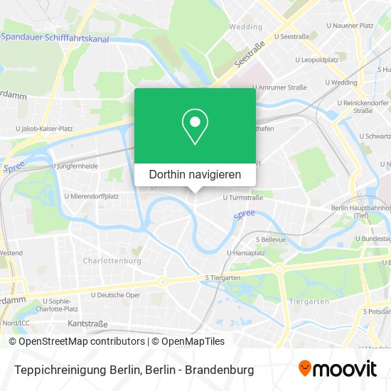 Teppichreinigung Berlin Karte