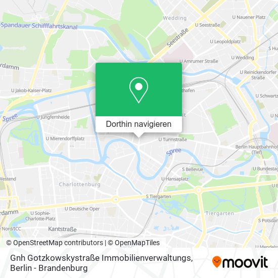 Gnh Gotzkowskystraße Immobilienverwaltungs Karte