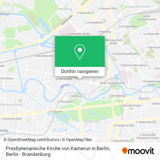 Presbyterianische Kirche von Kamerun in Berlin Karte