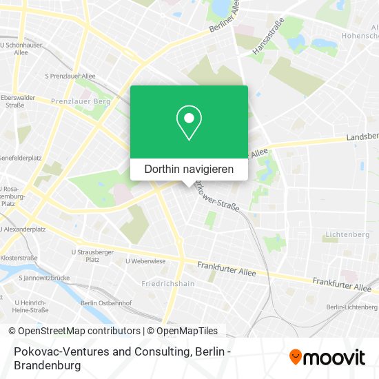 Pokovac-Ventures and Consulting Karte