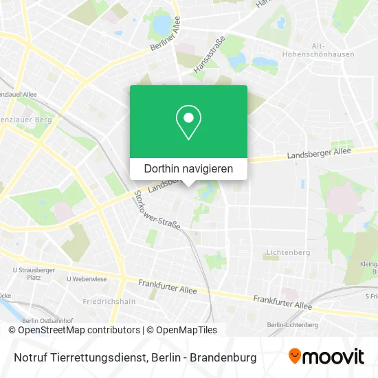 Notruf Tierrettungsdienst Karte