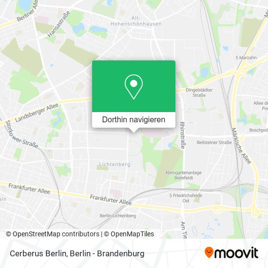 Cerberus Berlin Karte