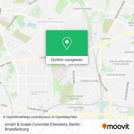 smart & Green Concrete Elements Karte
