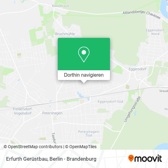 Erfurth Gerüstbau Karte