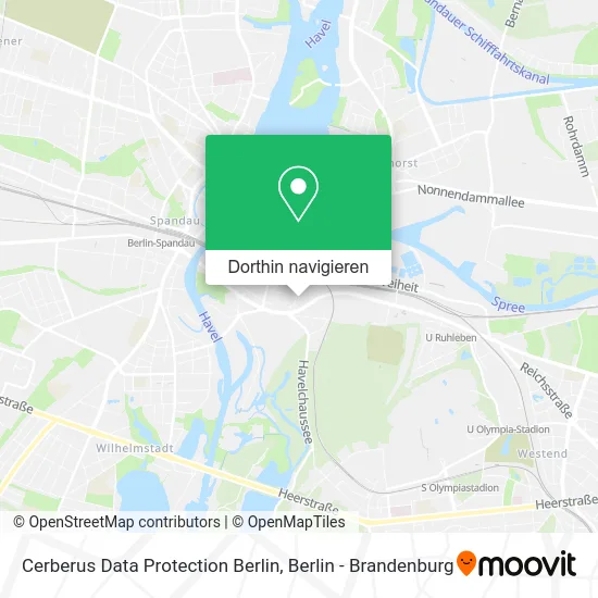 Cerberus Data Protection Berlin Karte