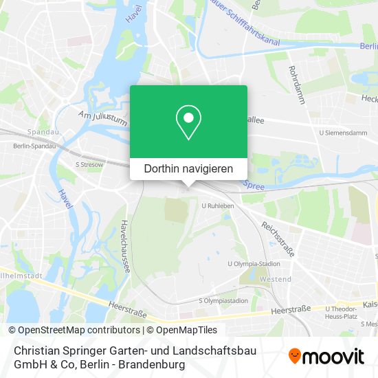 Christian Springer Garten- und Landschaftsbau GmbH & Co Karte