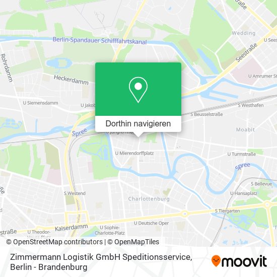 Zimmermann Logistik GmbH Speditionsservice Karte