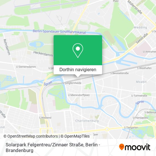 Solarpark Felgentreu / Zinnaer Straße Karte