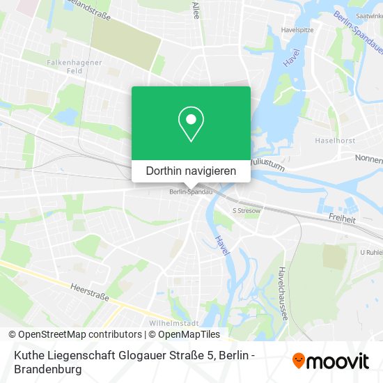 Kuthe Liegenschaft Glogauer Straße 5 Karte
