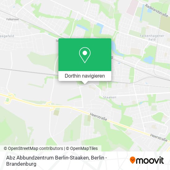 Abz Abbundzentrum Berlin-Staaken Karte