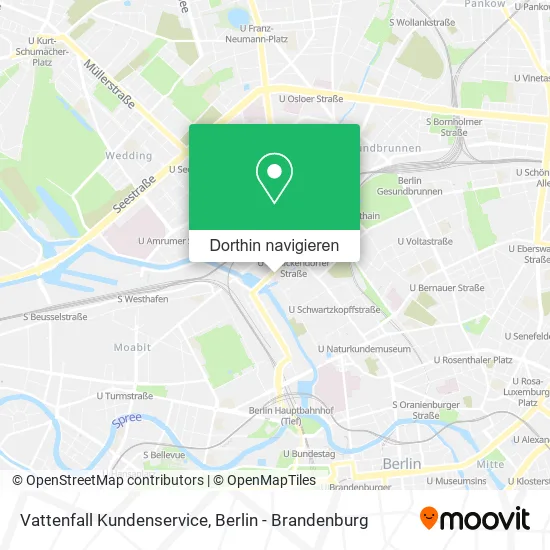 Vattenfall Kundenservice Karte