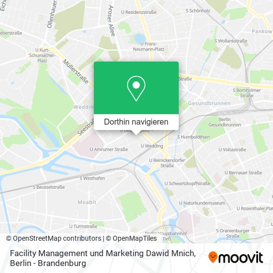 Facility Management und Marketing Dawid Mnich Karte