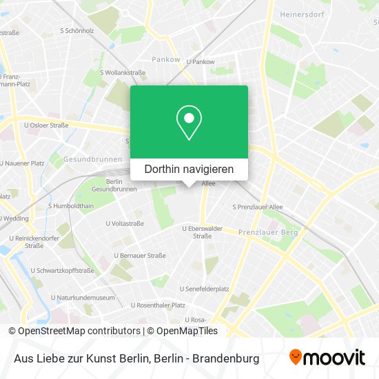 Aus Liebe zur Kunst Berlin Karte