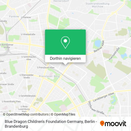 Blue Dragon Children's Foundation Germany Karte