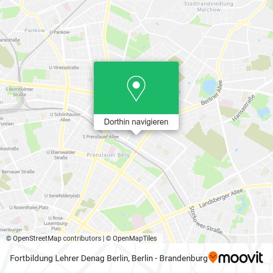 Fortbildung Lehrer Denag Berlin Karte