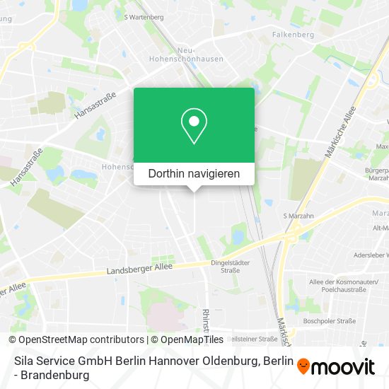 Sila Service GmbH Berlin Hannover Oldenburg Karte