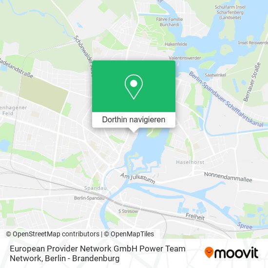 European Provider Network GmbH Power Team Network Karte