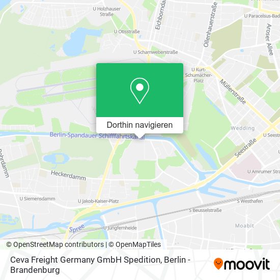 Ceva Freight Germany GmbH Spedition Karte