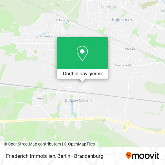 Friederich Immobilien Karte