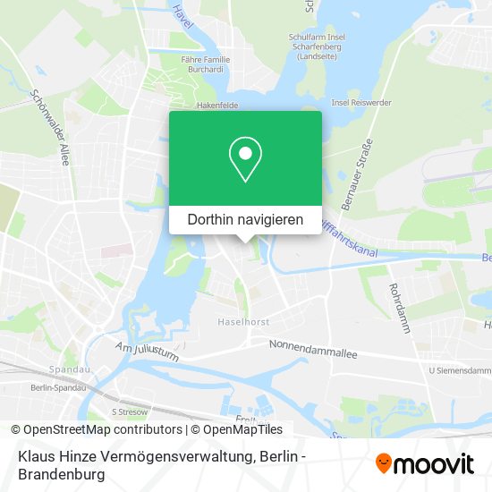 Klaus Hinze Vermögensverwaltung Karte