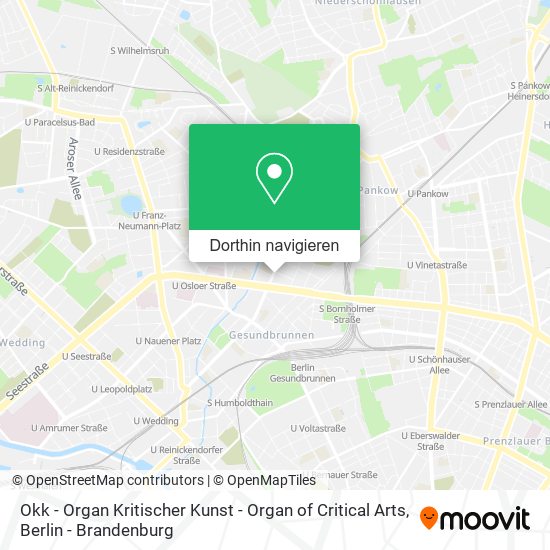Okk - Organ Kritischer Kunst - Organ of Critical Arts Karte