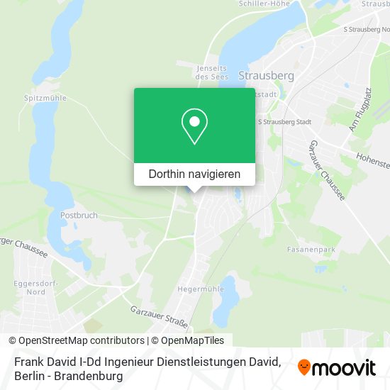 Frank David I-Dd Ingenieur Dienstleistungen David Karte