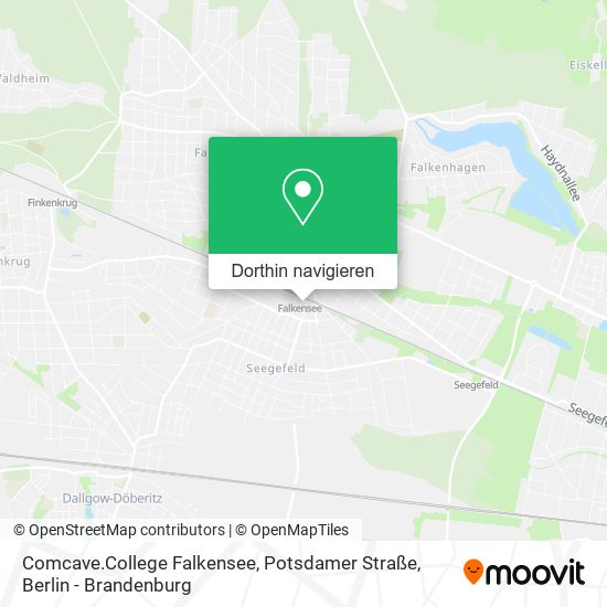 Comcave.College Falkensee, Potsdamer Straße Karte