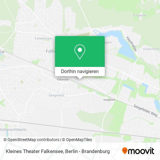 Kleines Theater Falkensee Karte