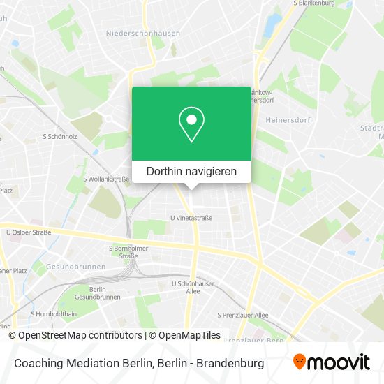 Coaching Mediation Berlin Karte