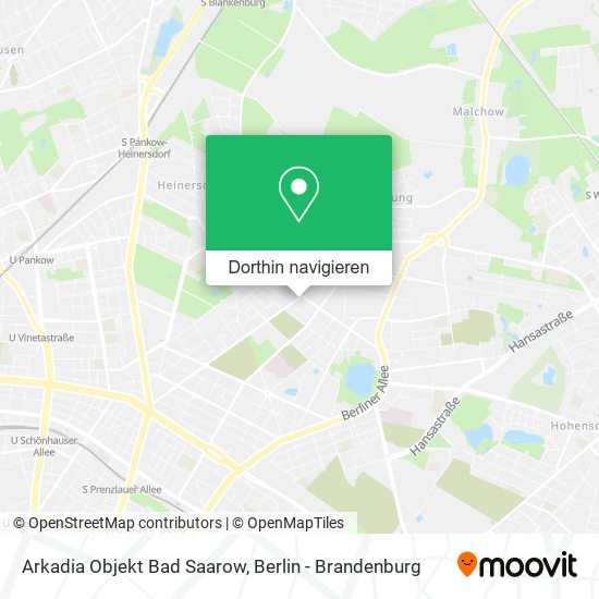 Arkadia Objekt Bad Saarow Karte