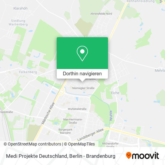 Medi Projekte Deutschland Karte