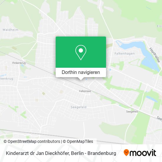 Kinderarzt dr Jan Dieckhöfer Karte