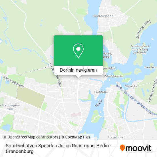 Sportschützen Spandau Julius Rassmann Karte