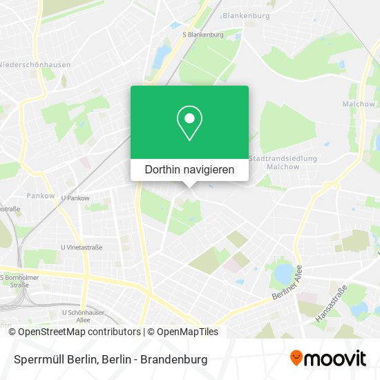 Sperrmüll Berlin Karte