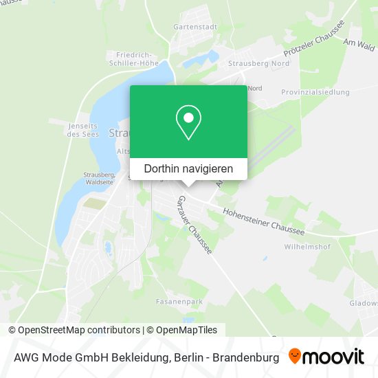 AWG Mode GmbH Bekleidung Karte
