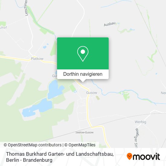 Thomas Burkhard Garten- und Landschaftsbau Karte