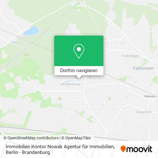 Immobilien Kontor Nowak Agentur für Immobilien Karte