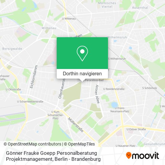 Gönner Frauke Goepp Personalberatung Projektmanagement Karte