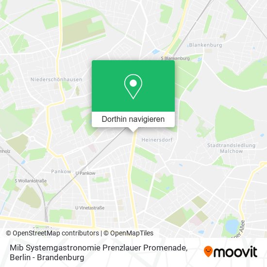 Mib Systemgastronomie Prenzlauer Promenade Karte