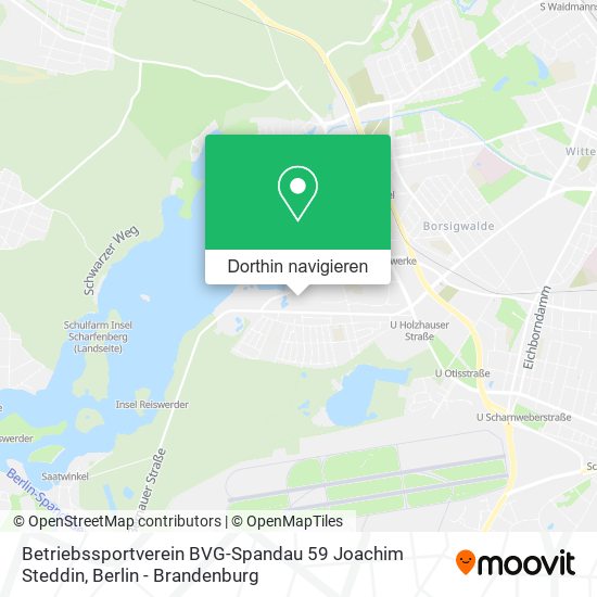 Betriebssportverein BVG-Spandau 59 Joachim Steddin Karte