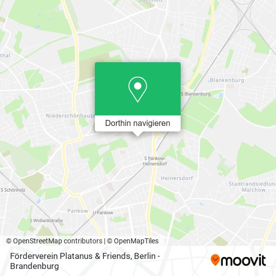 Förderverein Platanus & Friends Karte